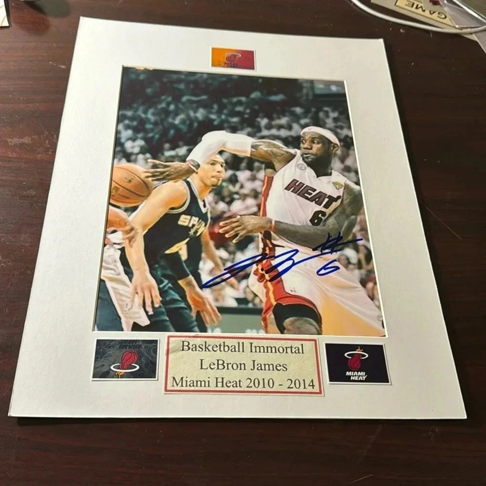 LeBron James autograph